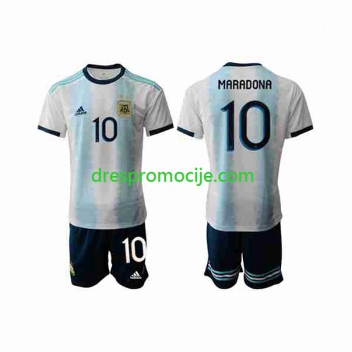 Argentina Maradona 10 Dres Dječji Domaći 2019/2020 Kratkih Rukava Argentina Maradona 10 Dres Dječji Domaći 2019/2020 Kratkih Rukava